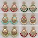 Restocked Bollywood Kundan Earrings/Indian Earrings/pearl Earring/Pakistani/Statement Earring/Long chandelier/bridal earrings/Indian wedding 