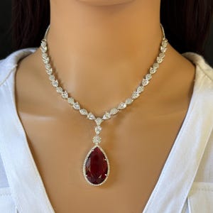 Sara Ali Khan inspired CZ Diamond necklace/CZ Stones Necklace Set/Elegant/Unique Jewelry/Indian/Pakistani/Bollywood/Indian Wedding/Bridal