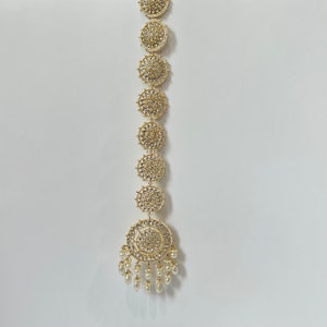 Kundan Choti /Braid Choti /Indian Bridal Choti /Kundan Hair accessories/Indian Wedding/Bridal Kundan Hair accessories