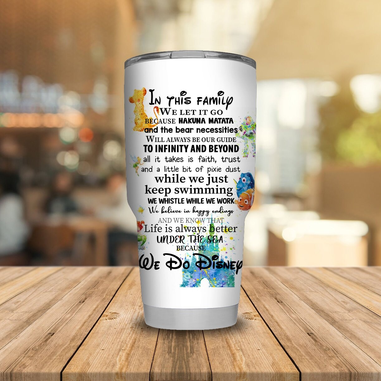 Custom Handmade Tumbler Disney Mickey Quotes Disney Tumbler Etsy