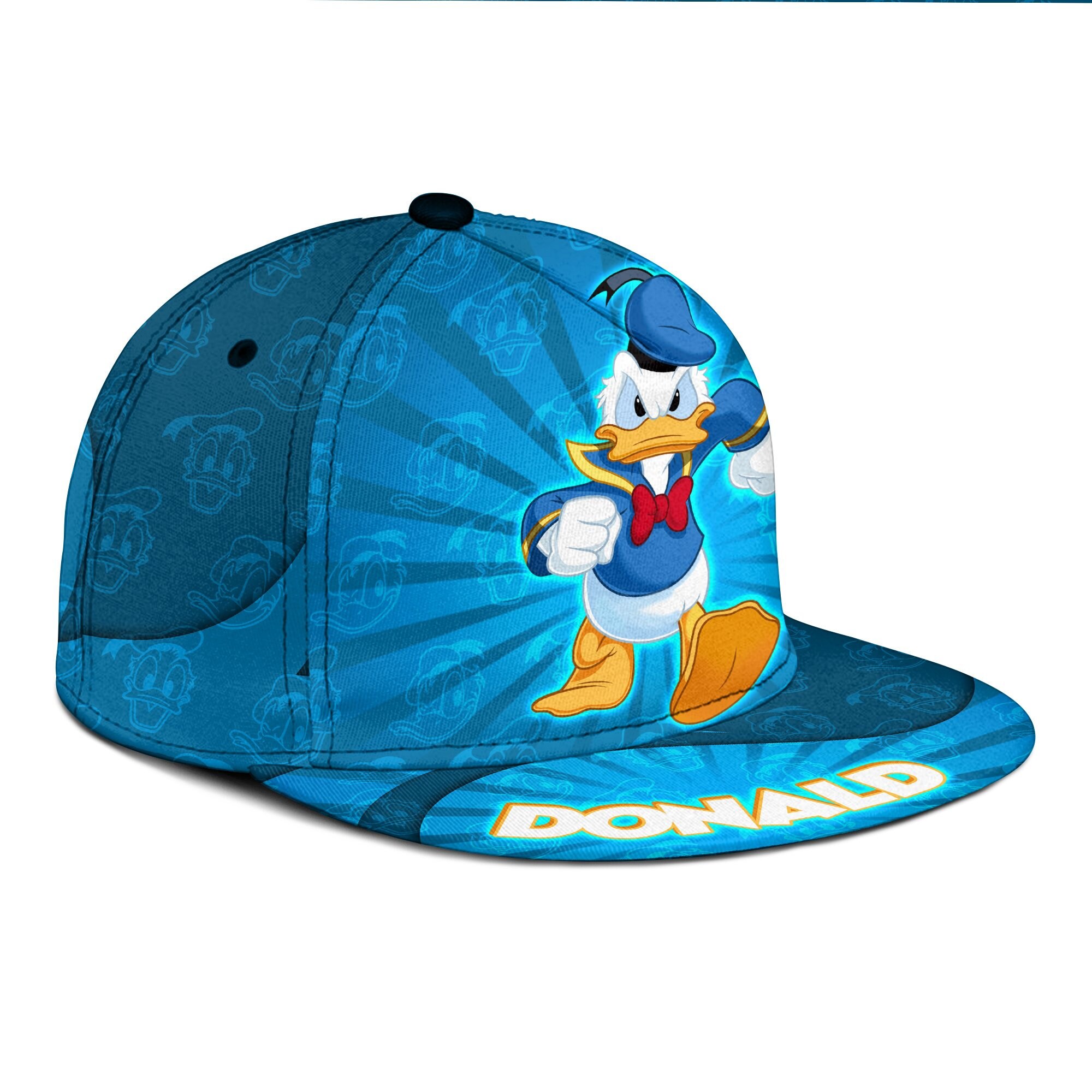 Handmade Custom Cute Donald Duck Disney Snapback Disney Etsy