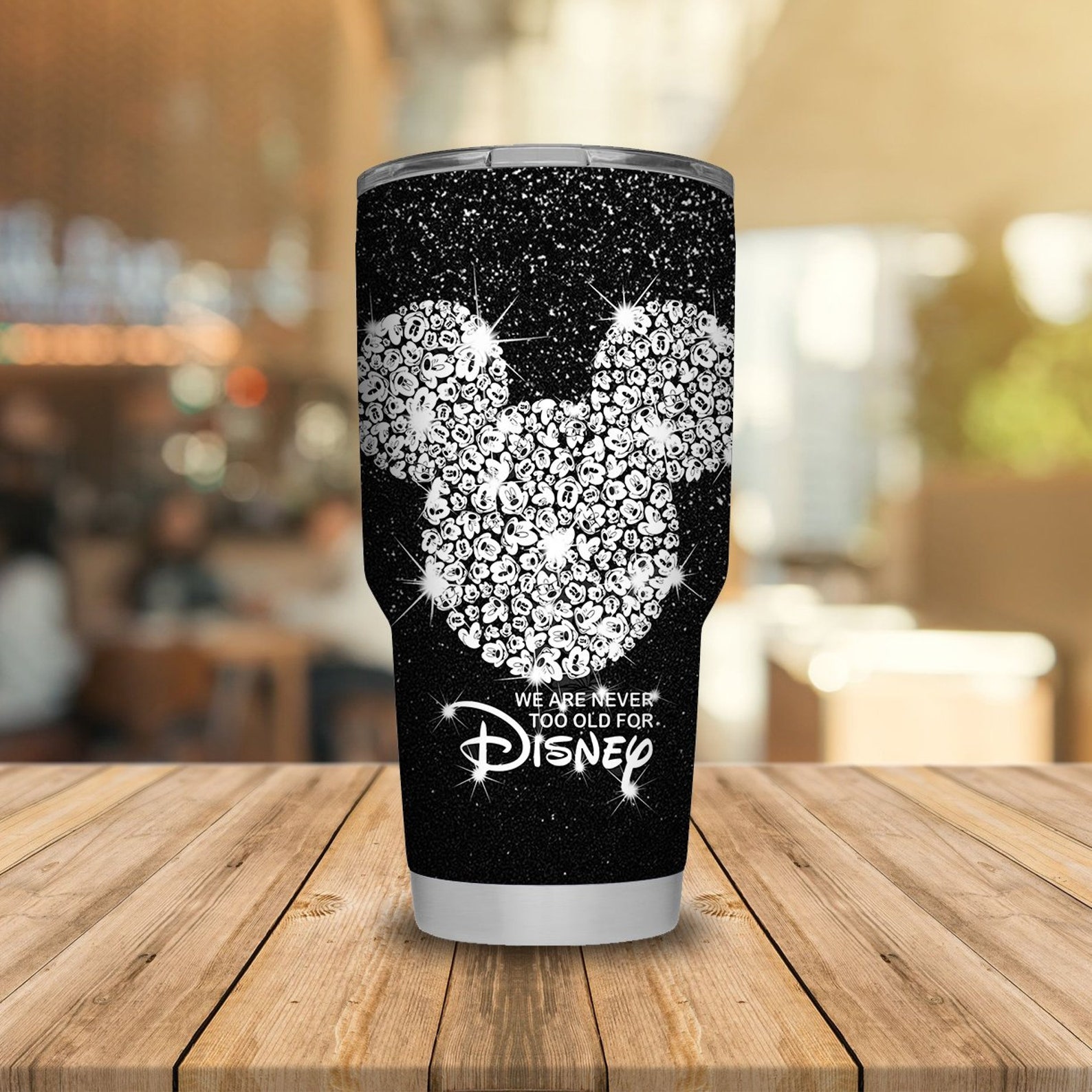 Custom Handmade Tumbler Cute Disney Mouse Disney Tumbler Gift Etsy