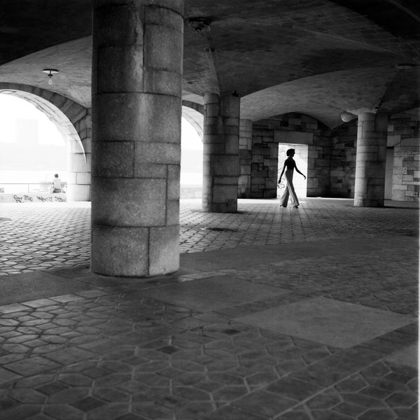 Strolling Through The Rotunda in Riverside Park