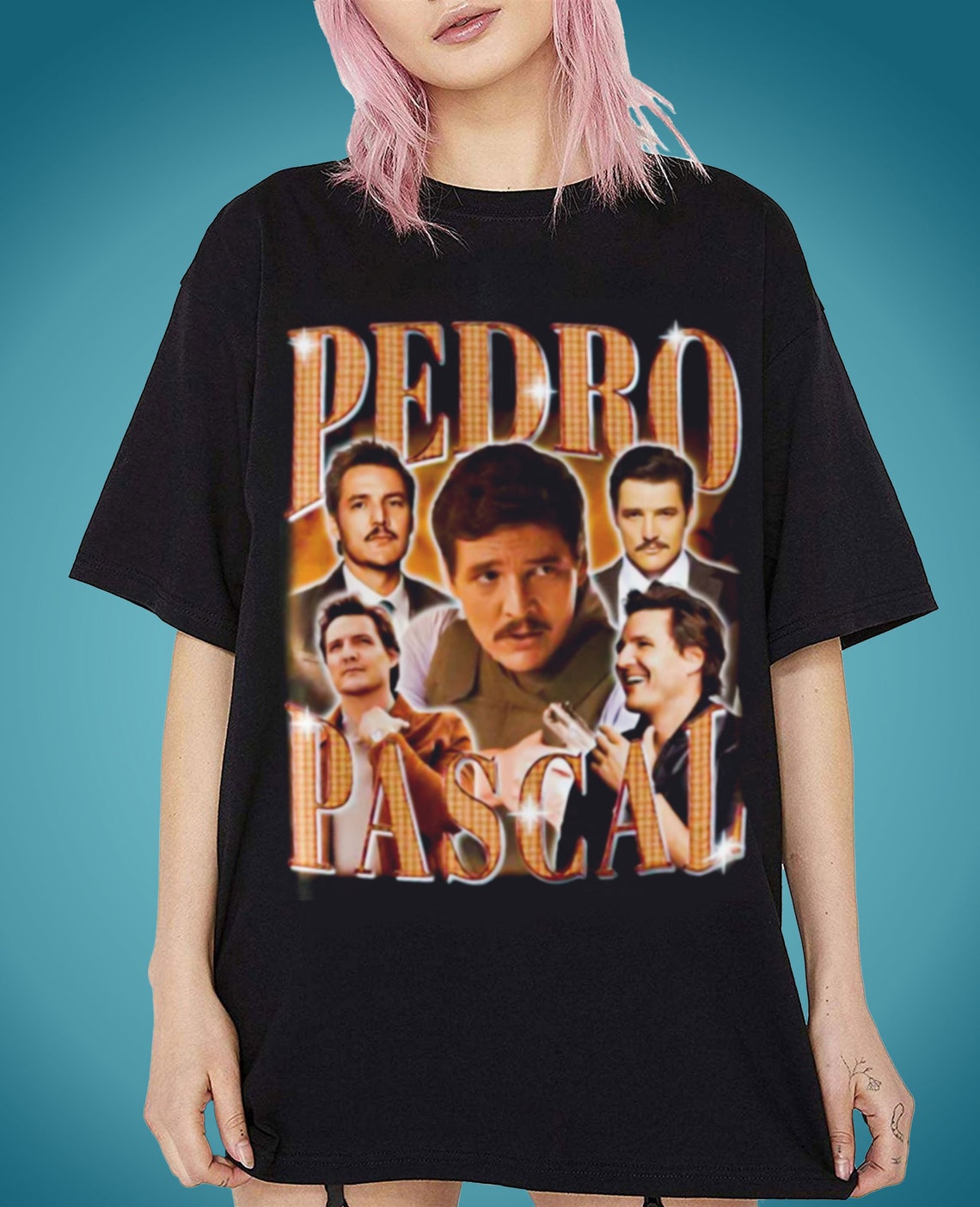 PEDRO PASCAL Shirt Vintage Pedro Pascal Shirt Retro 90s Etsy