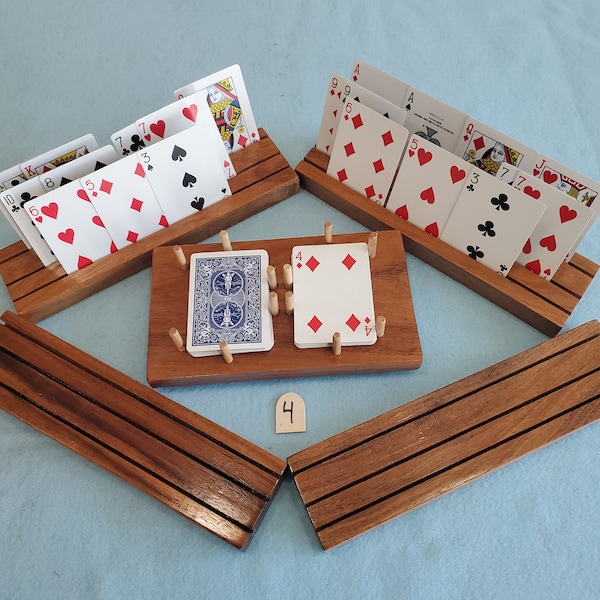 Wood Hand and Foot Card Tray Etsy