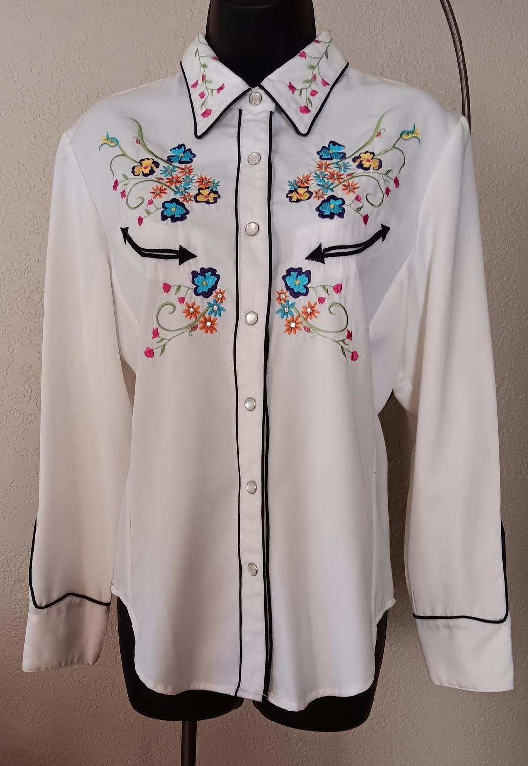 SCULLY USA embroidered western shirt