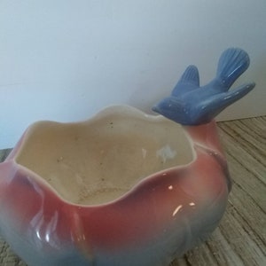 Royal Copley Bird Bowl Vintage planter dish 1950s