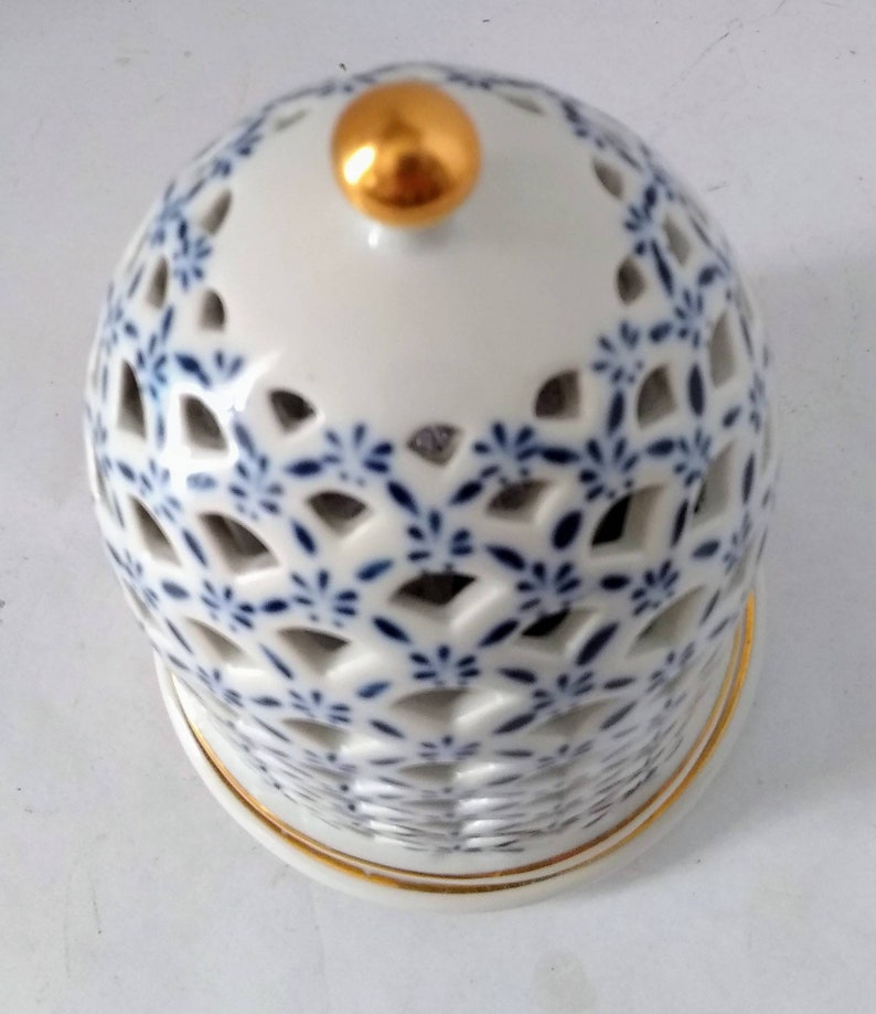 Vintage Andrea by Sadek Fairy Lamp Tealight Holder Potpourri Candle