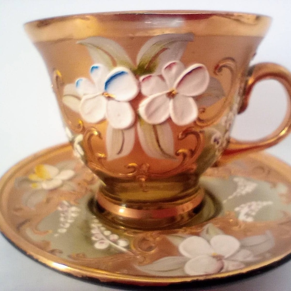 Murano Glass Tea Set Etsy