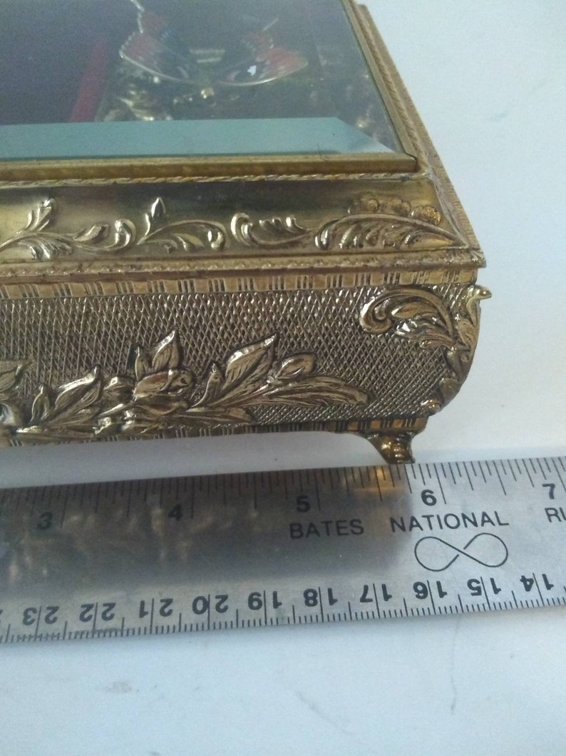 Vintage Westland Music Box Butterfly Jewelry Etsy