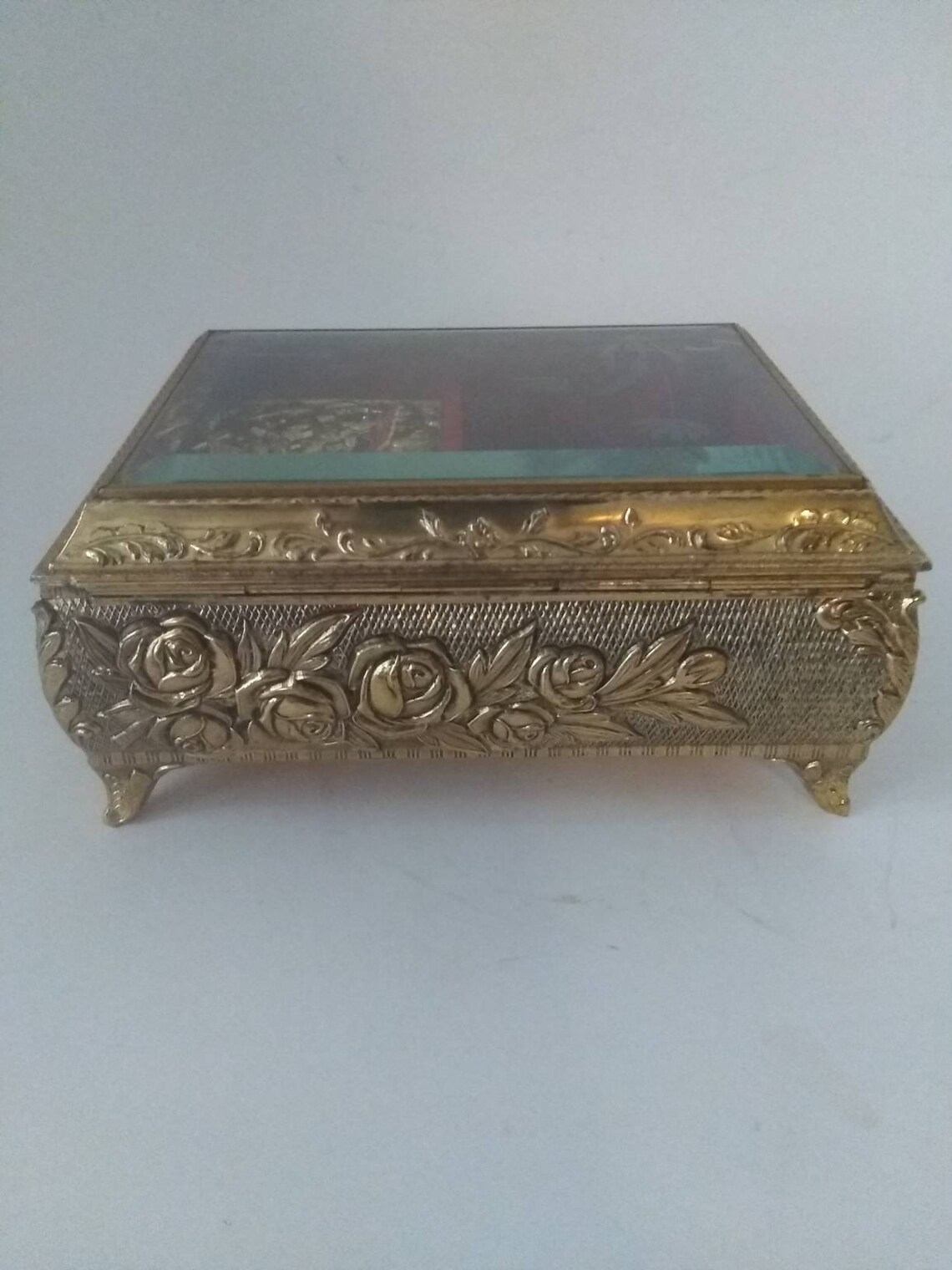 Vintage Westland Music Box Butterfly Jewelry Etsy