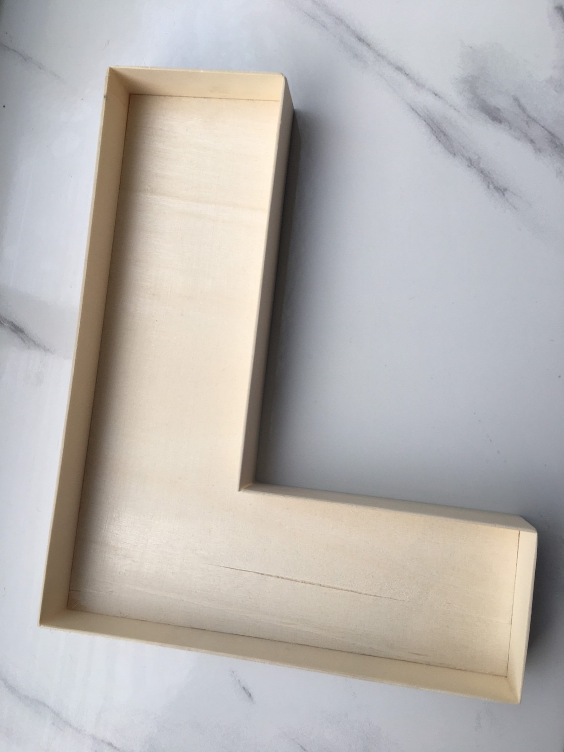 Wooden Fillable Letter Home Decor Gift Personalised Initial Etsy