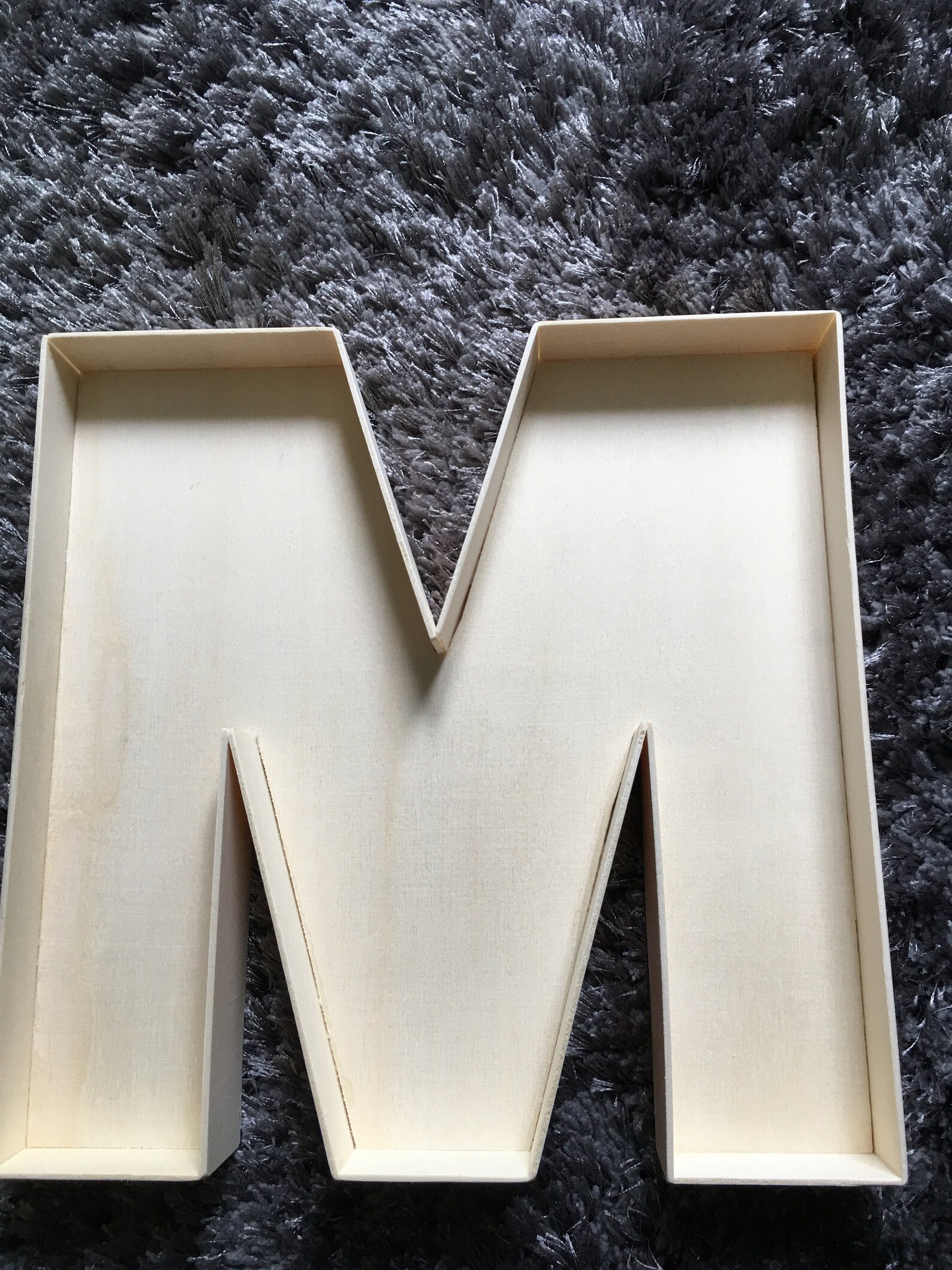 Wooden Fillable Letter Home Decor Gift Personalised Initial Etsy