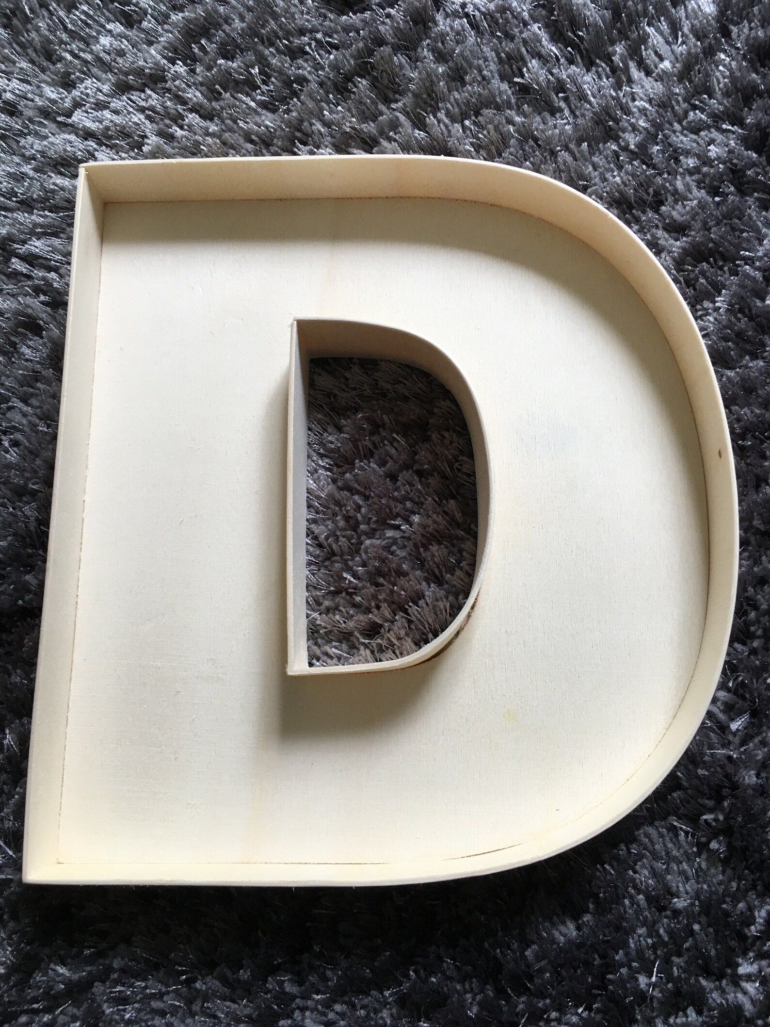 Wooden Fillable Letter Home Decor Gift Personalised Initial Etsy