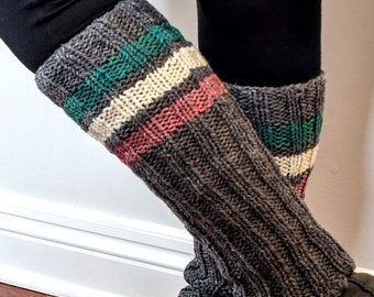 Hand Knit Leg Warmers - MADE TO ORDER