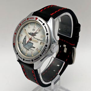 Wostok 2414 Komandirskie Aircraft Carrier Vintage Wristwatch Post-USSR Serviced Watch