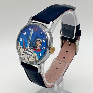 POBEDA Zim 2602 Gagarin Vintage Mechanical WristWatch USSR Serviced Watch