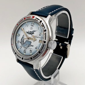 WOSTOK 2416 Komandirskie Aircraft Carrier Vintage Wristwatch Post-USSR Serviced Watch