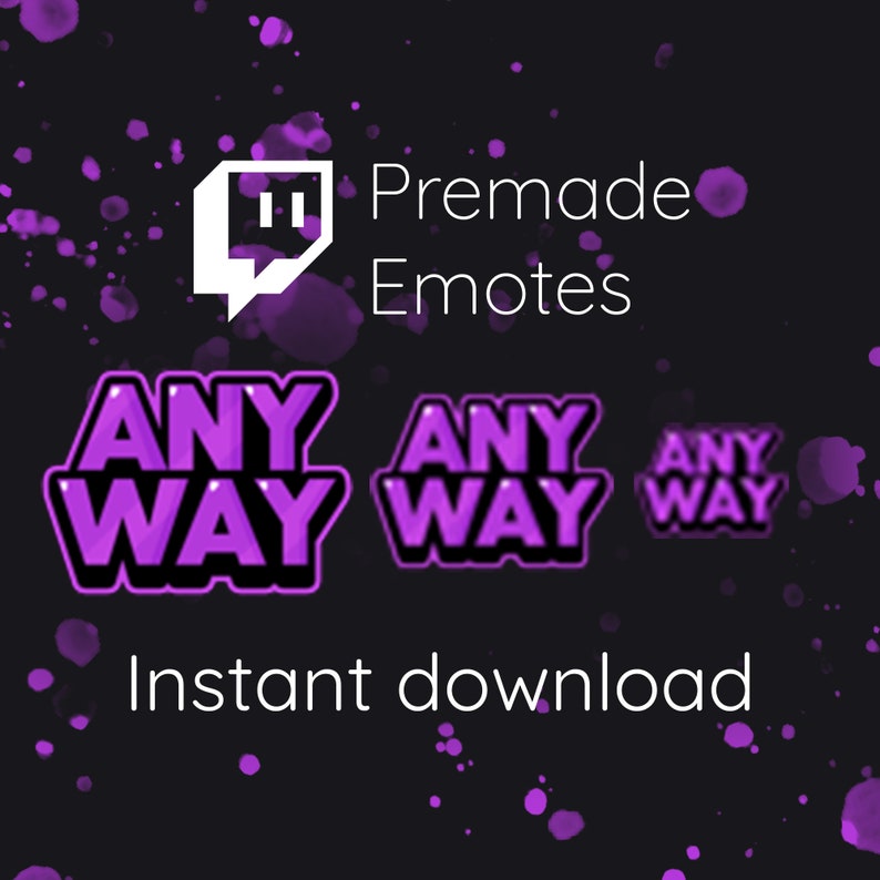 no Premade Text Twitch Emote Oh