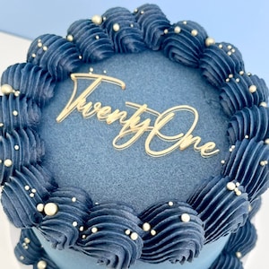 Birthday Number Charm Cake Accessories Topper