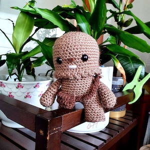 Chewbacca Amigurumi, Chewy Haak, handgemaakt cadeau, Star Wars knuffel, haakwerk