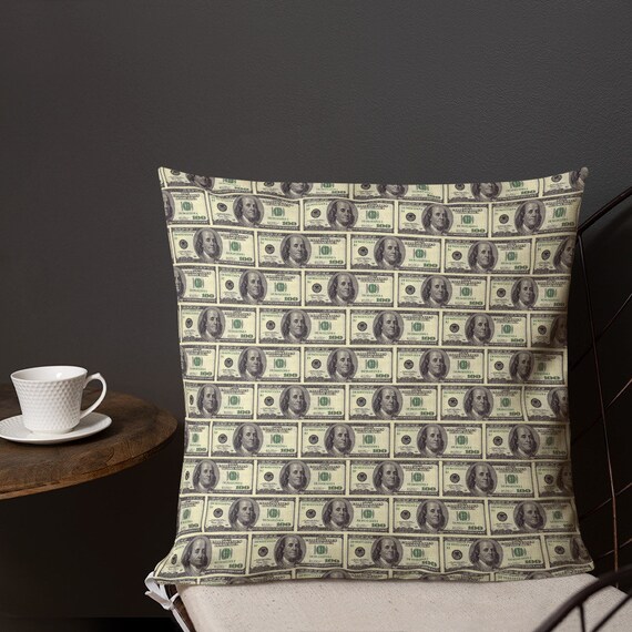 100 Dollar's Premium Pillow Etsy