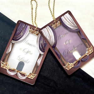 FF14 WOL/WOD Photo holder keychain
