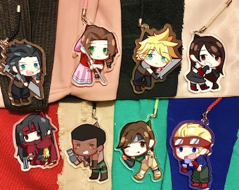 FINAL STOCK Final Fantasy VII acrylic keychains (double sided)