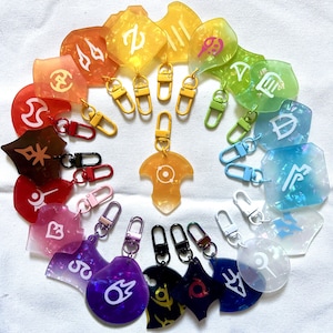 Final Fantasy 14 Job stone keychain