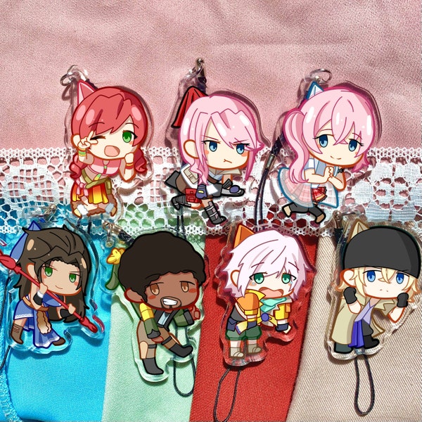 Final Fantasy XIII Hanging Charms (Double Sided!)