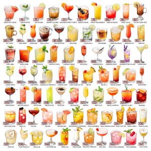 Signature wedding drink Menu for wedding signature drink names Dog custom drink sing Dog signature cocktail Custom pet bar menu sing image 6