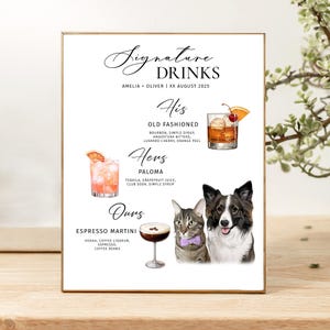 "Hunde Bar Menü ""Hunde Bar Menü"" 2 Haustiere"