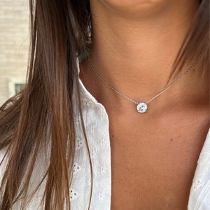 Nadri solitaire pendant necklace cheap