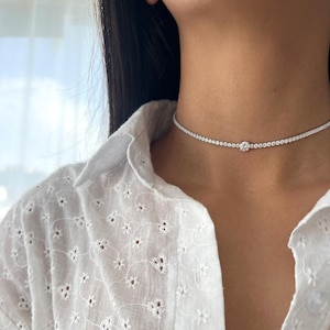 Chanel choker etsy discount