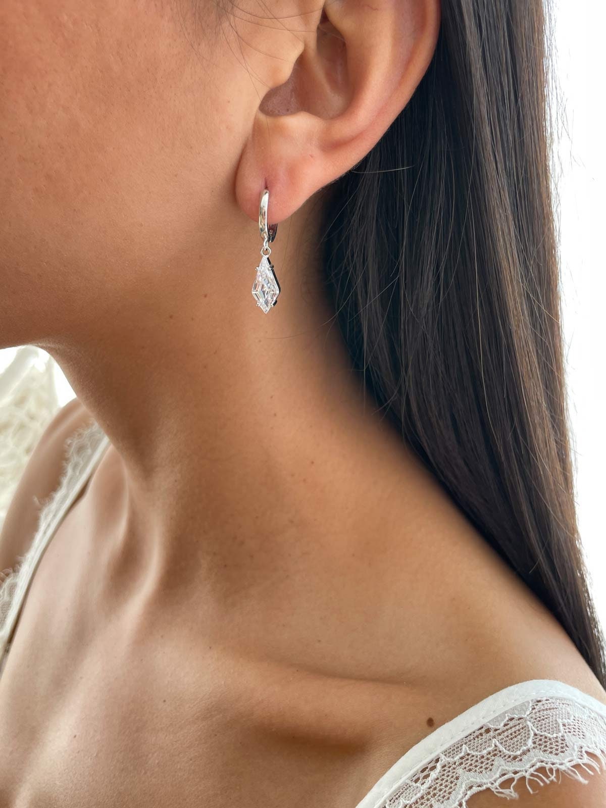 Silver 925 Drop Earring, CZ Kite Hoop Earrings, Tiny Charm Kite Cut Earrings, Rose Gold Dangle Hoops Earrings, Cubic Zirconia Earrings - Etsy Silver 925 Drop Earring, CZ Kite Hoop Earrings, Tiny Charm Kite Cut Earrings, Rose Gold Dangle Hoops Earrings, Cubic Zirconia Earrings - Etsy