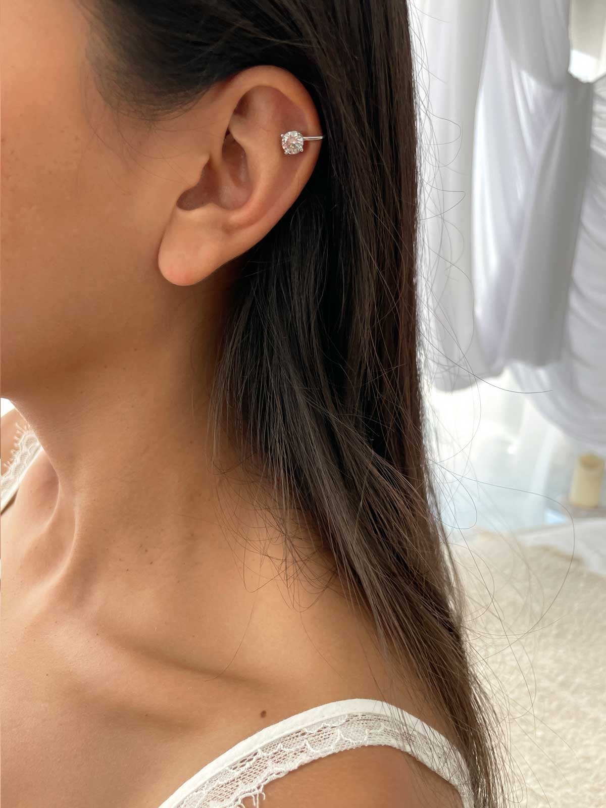 Triple Basic Silver Ear Cuff - triple, silver | Berries
