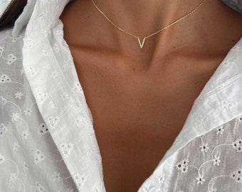 Collana Girocollo In Argento Sterling 925 Placcato Oro 18k - Delicata Catena Girocollo Impermeabile Con Cristalli E Ciondolo A Forma Di Cerchio E Diamante, Stile Boho, Regalo Per Lei - Italia