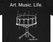 Drum Shirt, Snare Drum Abstract, Music Shirt, Drummer Shirt, Percussion Shirt, Musician Shirt