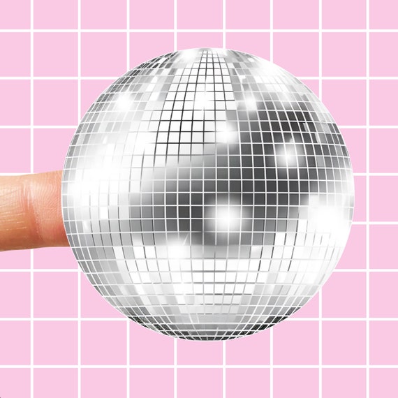 35x Disco Ball Stickers, Party Stickers, Dance Party Stickers