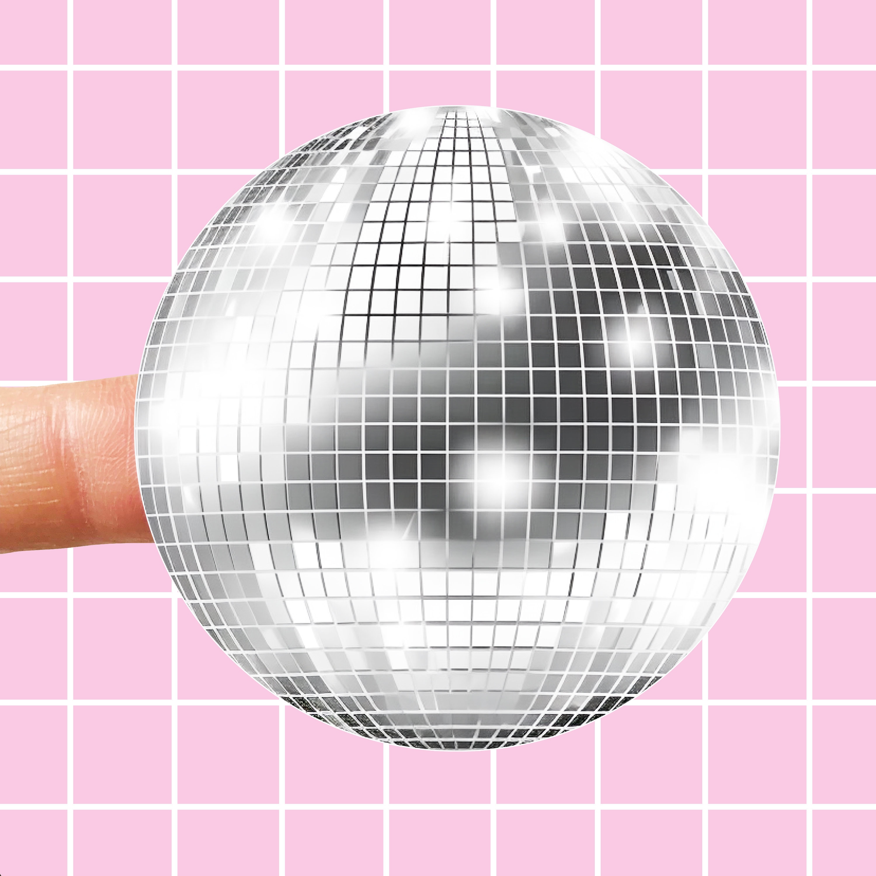 Disco Ball Sticker – MKDecker Designs