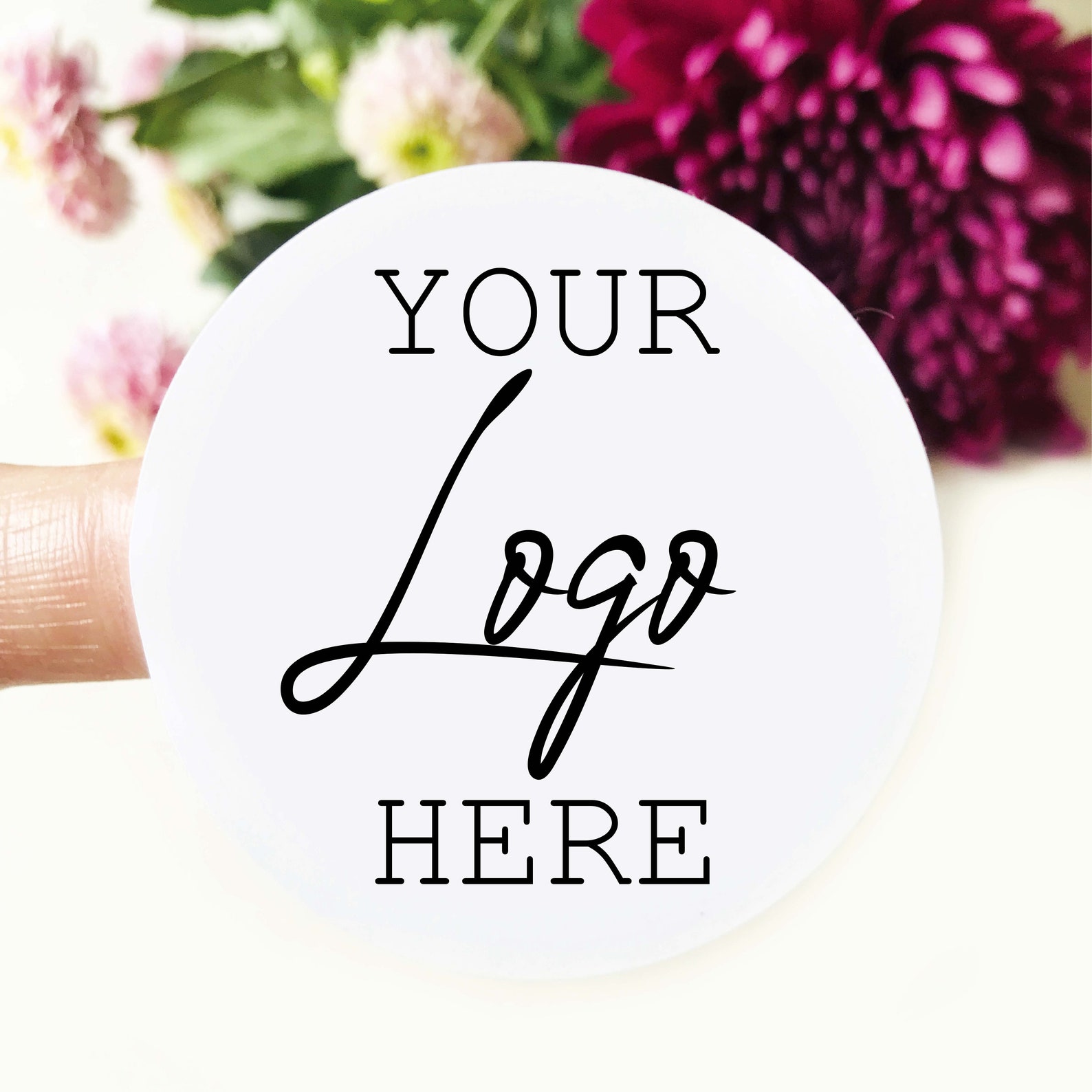 35x Personalised Logo Stickers Custom Design Stickers Etsy