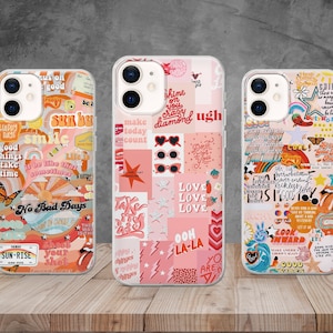 Groovy Y2K Handyhülle Indie Boho Hülle für iPhone 14, 13, 12, 11, Xs, Se & Samsung A13, A51, A52, A53, S21 FE, S22, S23, Huawei P30, P50
