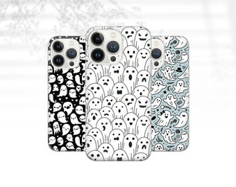 Halloween Phone Case Spooky Cover for iPhone 15Pro, 14, 13, 12, 11, Google Pixel 9, 8, 7A, 6A, Samsung Galaxy S24 Ultra, S23fe, A05 A55 A35