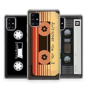 Retro Kassette Phone Case Aesthetic Case für Samsung S10 Lite, S20 Fe, S21, S22, S9, A5, A8, A9, A12, A21s, A40, A51, A52, A53, A72, Note 20
