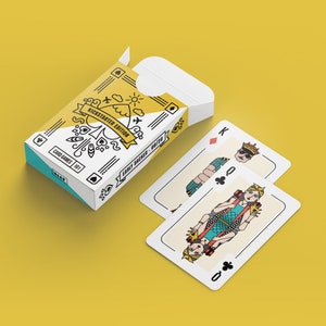 Speelkaarten - Custom Yellow deck