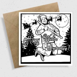 Gepersonaliseerde kerstkaarten: lijntekeningen van foto's, aangepast cadeau, kleurplaat, wenskaart,