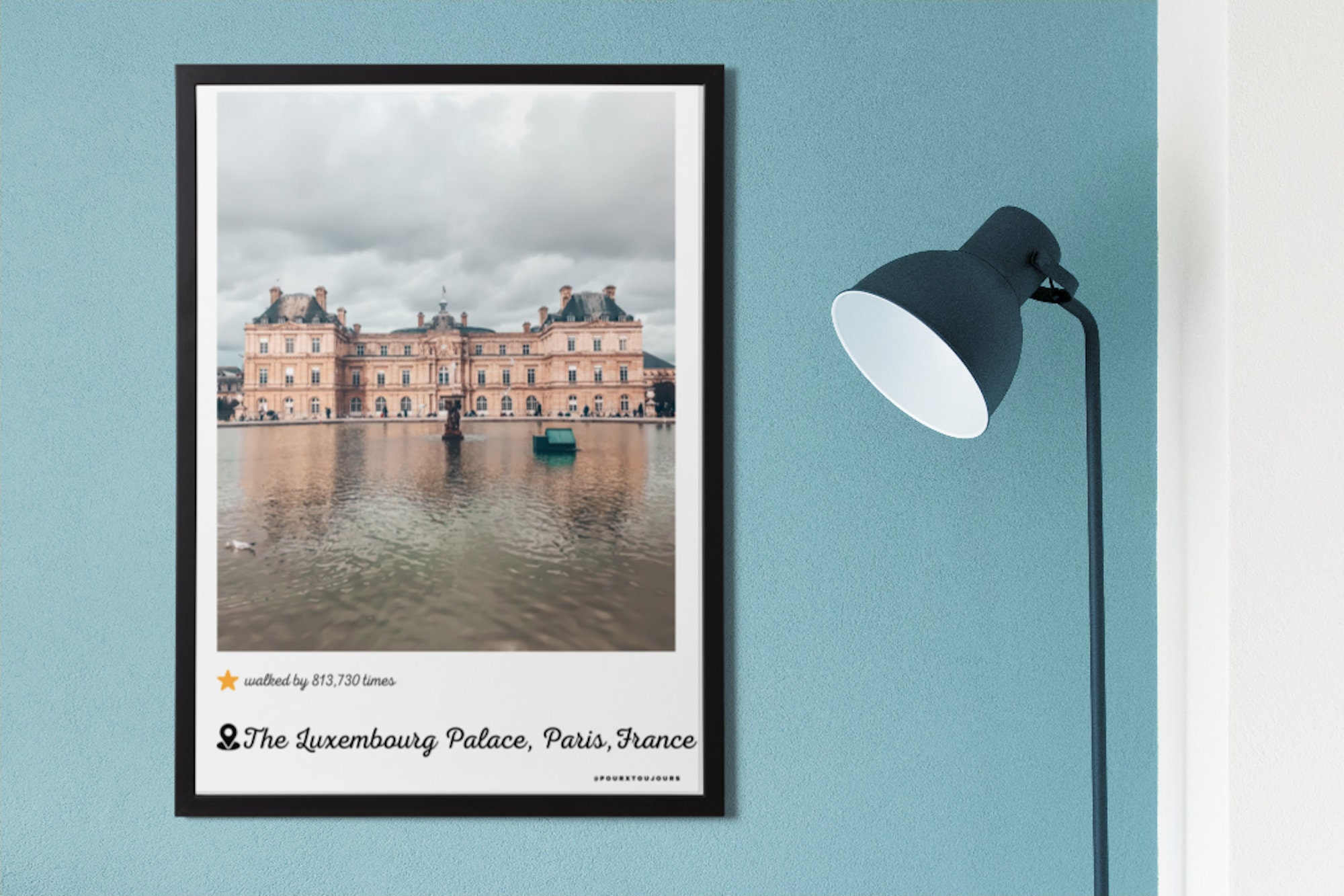 Affiche, Le Palais Du Luxembourg, Photographie Paris, Décoration Murale | Affiche, Photographie, Int