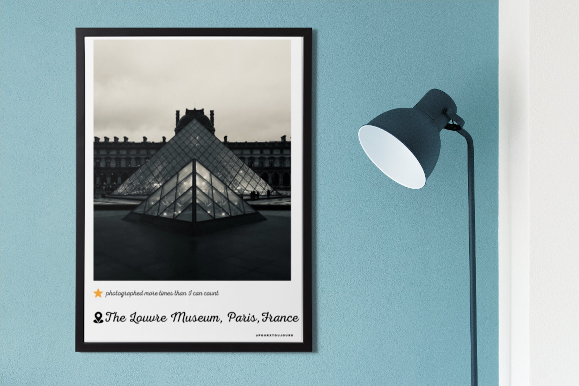 Affiche, Le Louvre, Photographie Paris, Décoration Murale | Affiche, Musée Du Photographie Décoratio