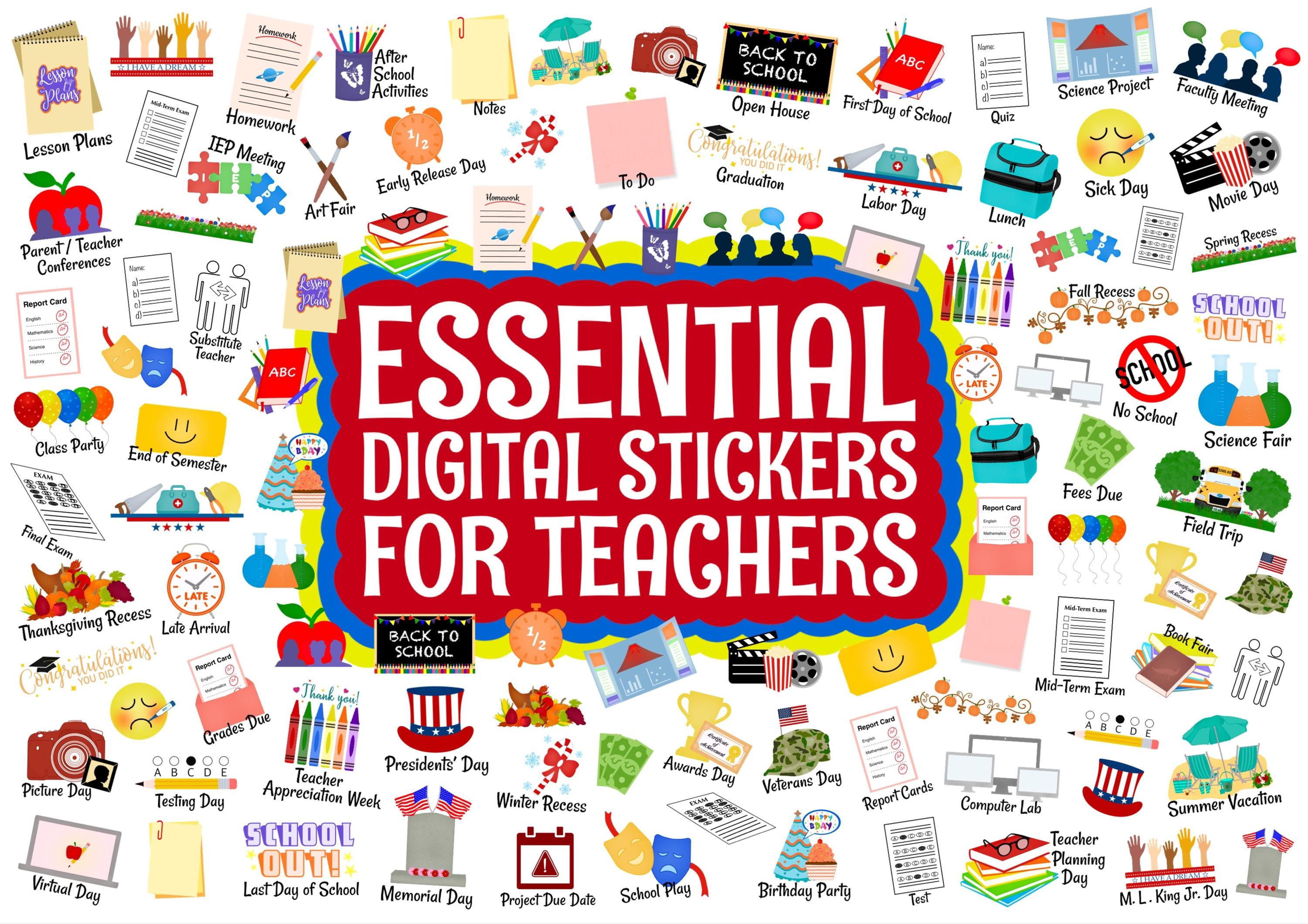 Motiverende stickers voor kinderen - 500 stuks/rol Cartoon Animal Meme