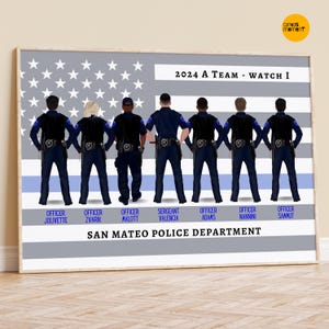 Police Officer Gifts, Personalized Police Gift, Police Team, Law enforcement gifts, Police Sergeant Gifts, Police Department Gifts